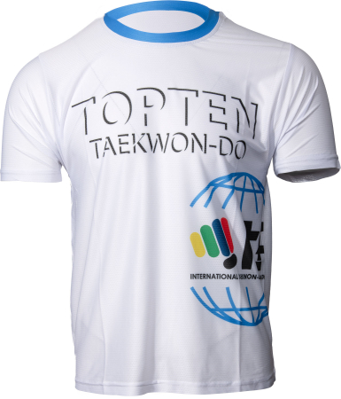 Tricou “ITF Shadow” - Top Ten, Alb, XXL [0]