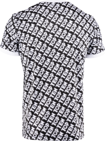 Tricou “Monogram” - Negru/Alb, marime L [3]