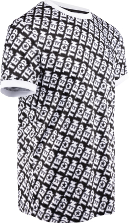 Tricou “Monogram” - Negru/Alb, marime XL [1]