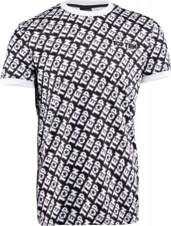 Tricou “Monogram” - Negru/Alb, marime XS [0]
