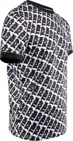 Tricou “Monogram” - Alb/Negru, marime XXL [1]