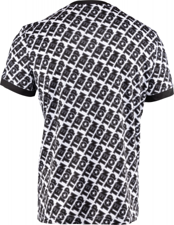 Tricou “Monogram” - Alb/Negru, marime XXL [3]