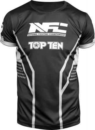 Tricouri sport dama - Tricou “NFC” - negru-alb, marime XXL