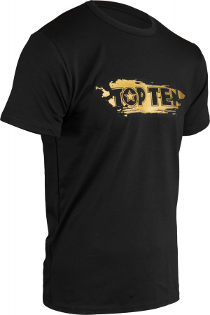 T-Shirt “Power Ink 3D” - black-gold, size M [1]