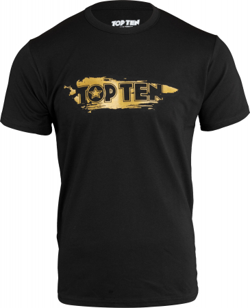 Taekwon-Do - Tricou “Power Ink 3D” - negru-auriu, marime XL