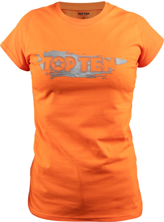 Tricouri sport dama - Tricou “Power Ink 3D” dama - portocaliu, marime XS
