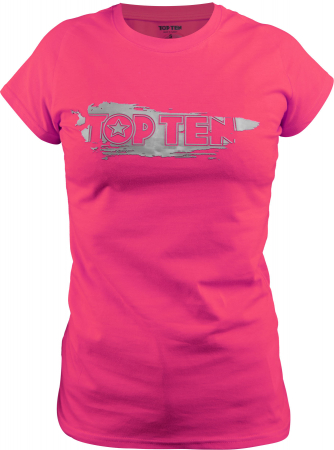 Kickboxing - T-Shirt “Power Ink 3D” women - pink, size XS