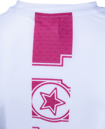 Tricou “Superior” - alb-roz, marime XS [6]