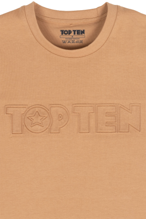 T-Shirt "TOP TEN Signet" - beige, size XL [4]