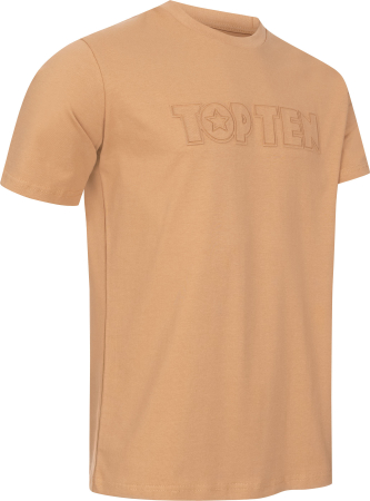 T-Shirt "TOP TEN Signet" - beige, size XL [1]