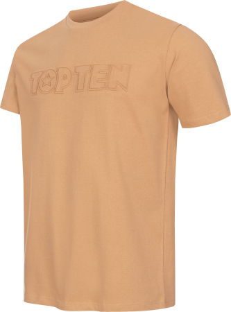 T-Shirt "TOP TEN Signet" - beige, size XL [2]