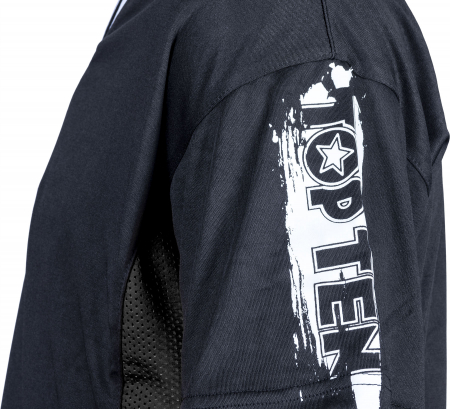 Tricou, gat V pentru kickboxing „slimfit”-negru, S = 160 cm [3]