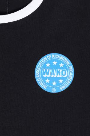 Tricou “WAKO Kick Light” basic - negru, marime M [5]