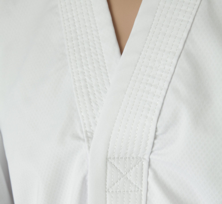Dobok Instructor, Premium Gold, aprobat ITF, Top Ten, Alb, 4-6 Dan, 190 cm [3]