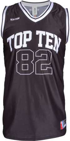 Fitness - Maiou “Fighter Jersey”, Top Ten, Negru, XXL