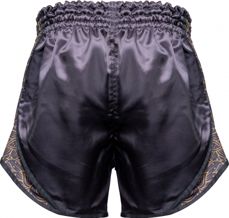 Pantaloni scurti Thaiboxing "Nong Han", Top Ten, Negru, S [3]