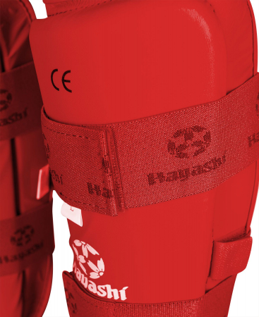 Tibiera Karate si Protectie, aprobat WKF - rosu, dimensiunea L [5]