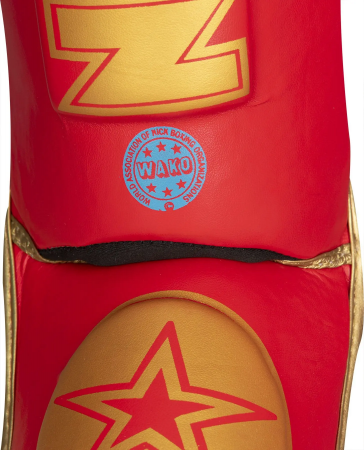 Tibiere „Star Light“, Top Ten,  Eticheta WAKO, rosu-auriu, S [1]