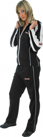 Import - Tracksuit for women - size S = 160 cm, black-white