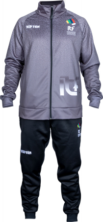 Taekwon-Do - Tracksuit “ITF Spot” - black, size  XXL = 200 cm