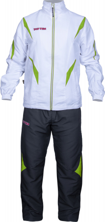 Imbracaminte - Tracksuit “Premium Quality” with black pants - size L = 180 cm, white-green