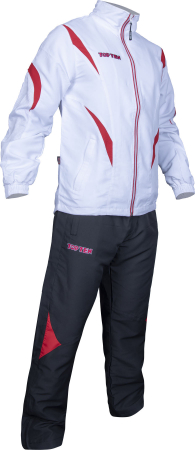 Trening “Premium Quality” - marime XXS = 140 cm, alb-rosu [1]