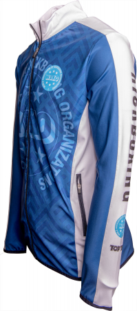 Bluza trening “WAKO Emotion”, Top Ten, Albastru-Alb, L [3]