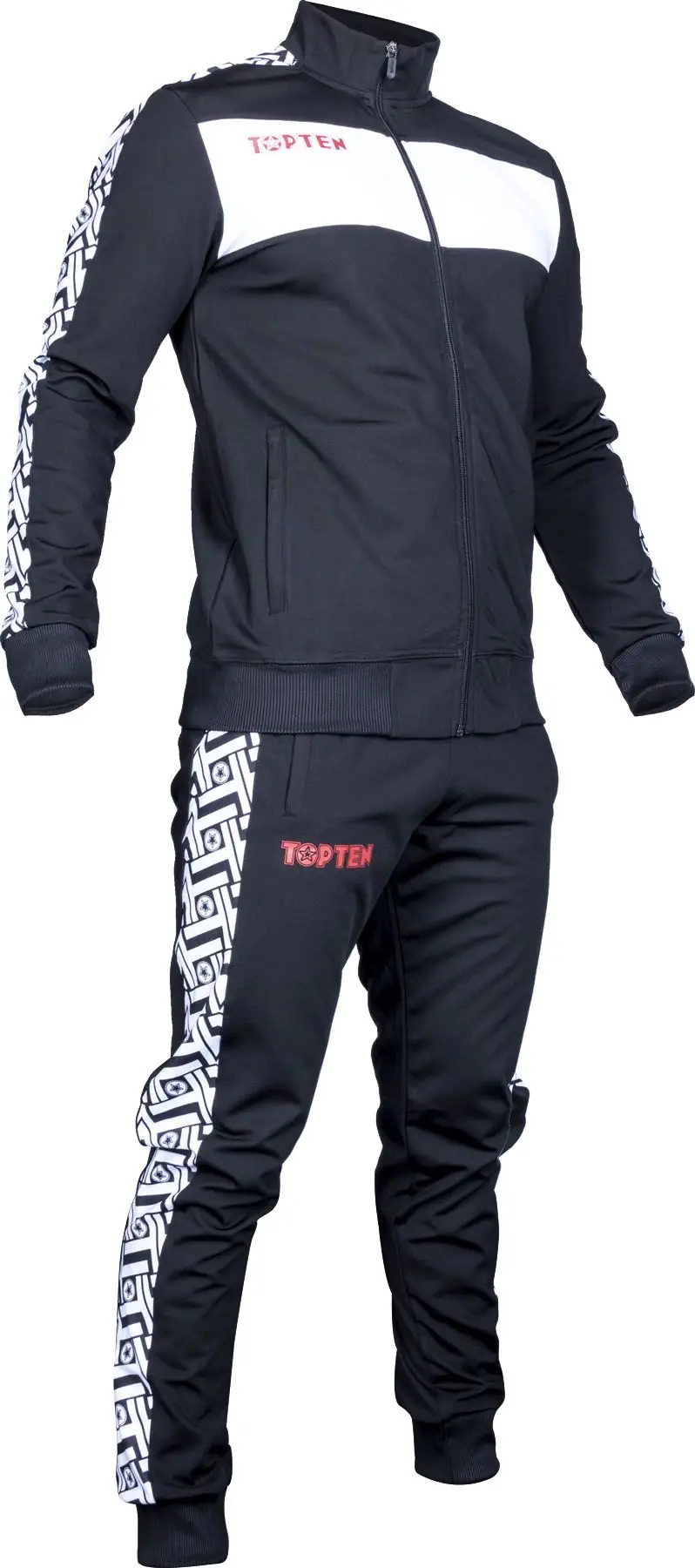 Trening „PRISM“, Top Ten, Negru/Alb, M [3]