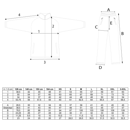 Trening “PRISM”, Top Ten, Albastru/Alb, XL [4]