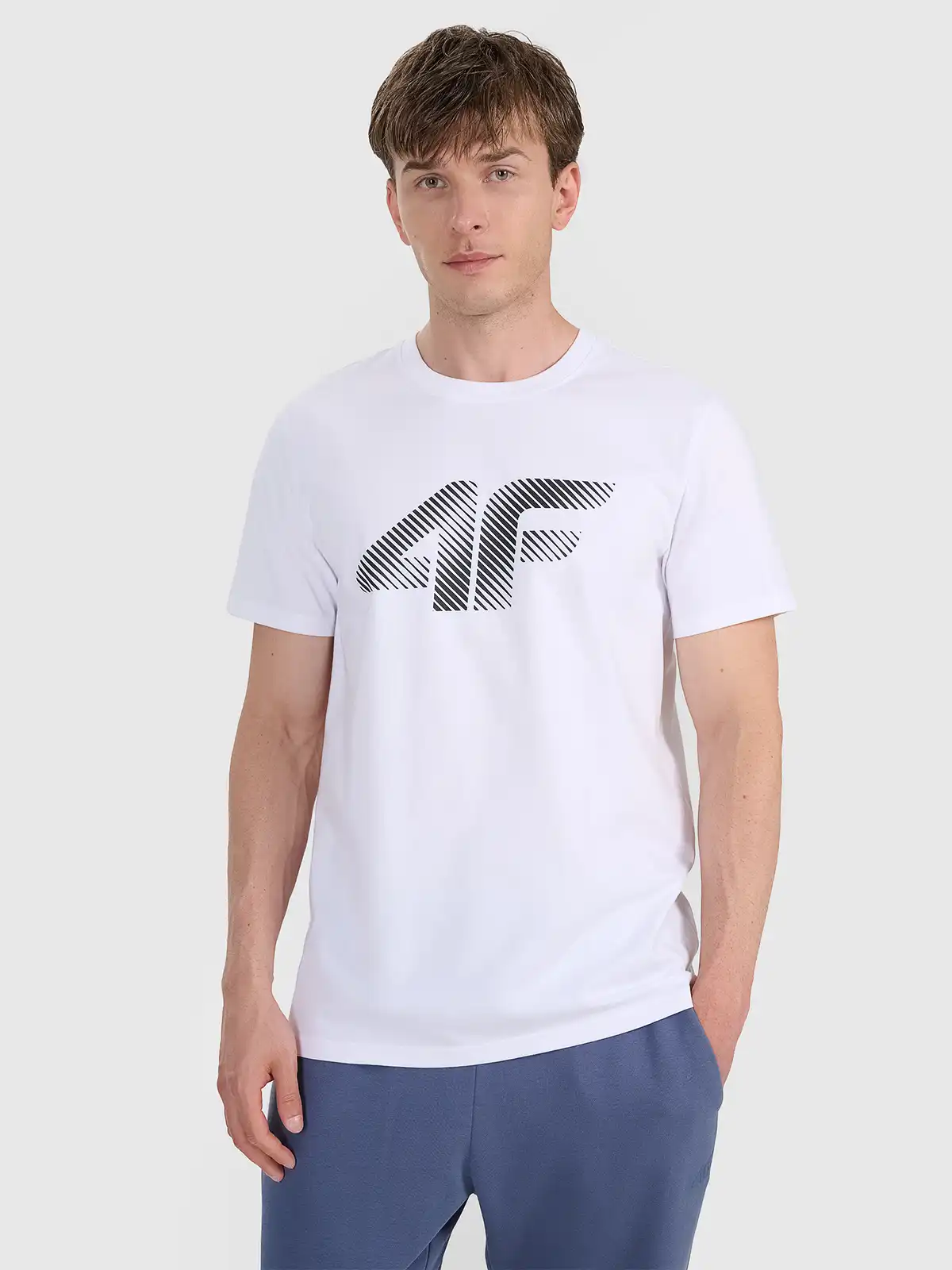 Tricouri/Maieuri - Tricou 4F, alb, M
