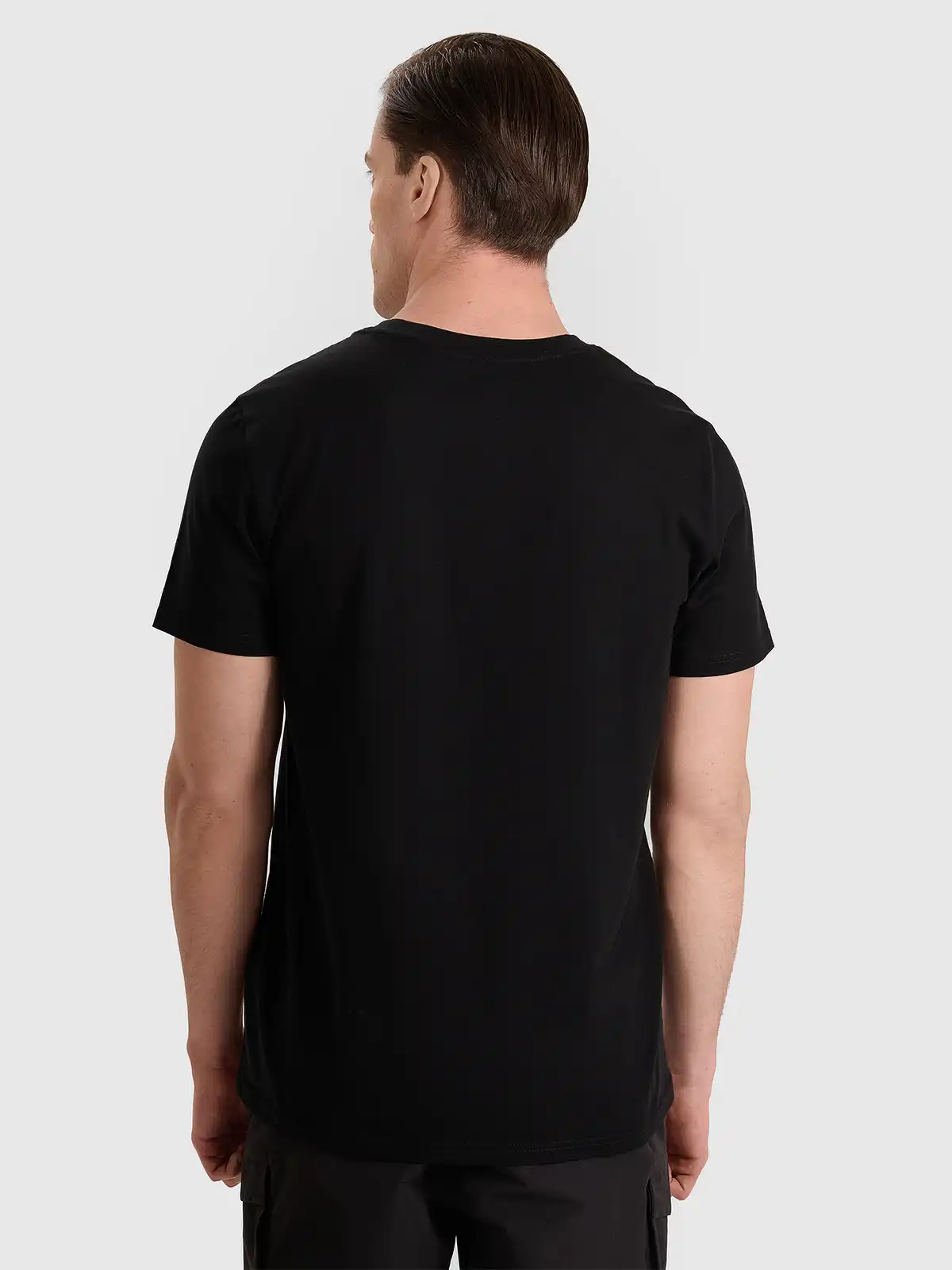 4F T-Shirt, Black, S [3]