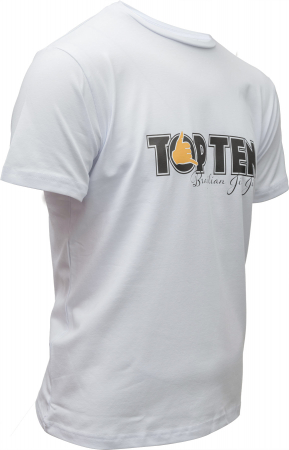 Tricou "BJJ Hang Loose", Top Ten Alb, S [3]