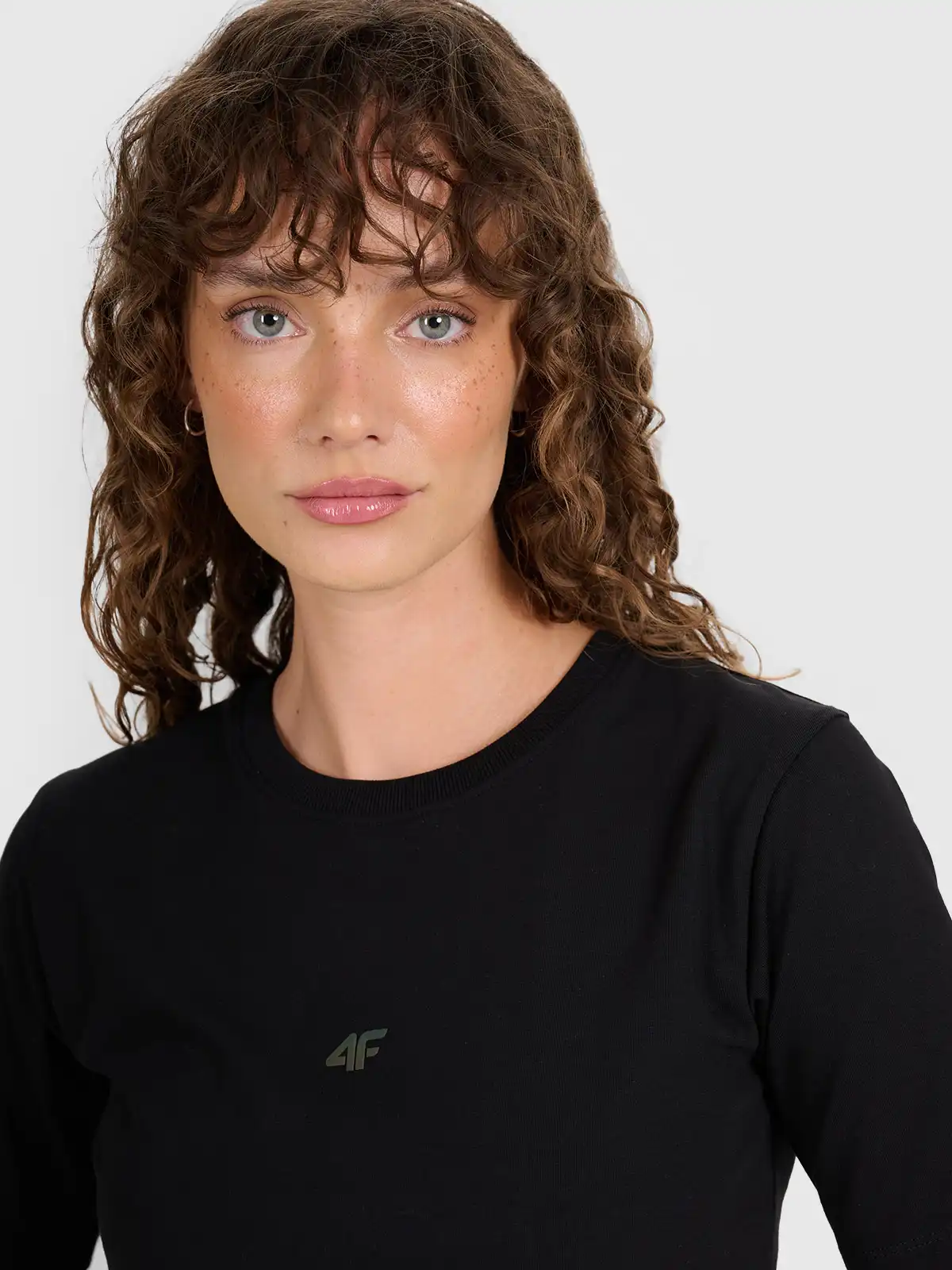 4F Women's T-Shirt, Black, XS [2]