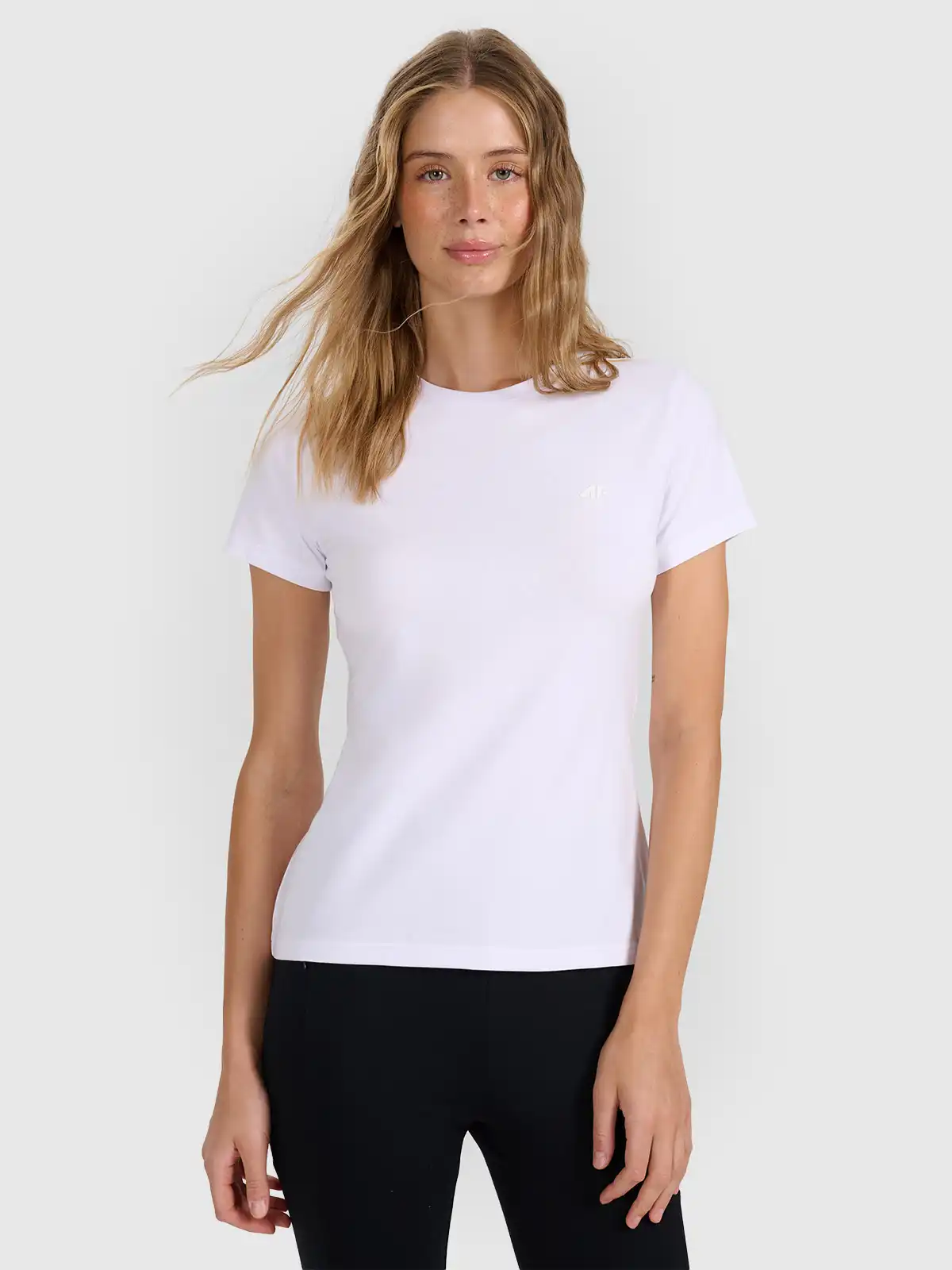 4F - Дамска тениска 4F, бяла, XS