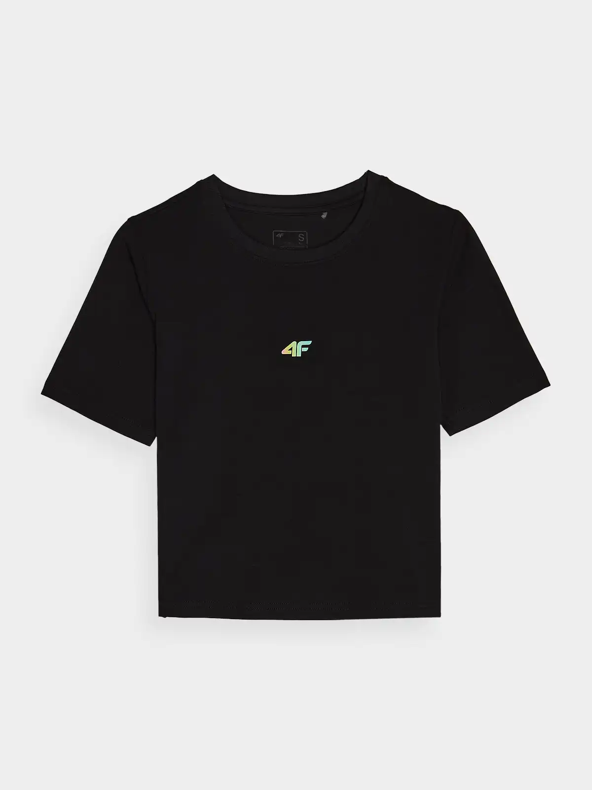 4F Women's T-Shirt, Black, XS [5]