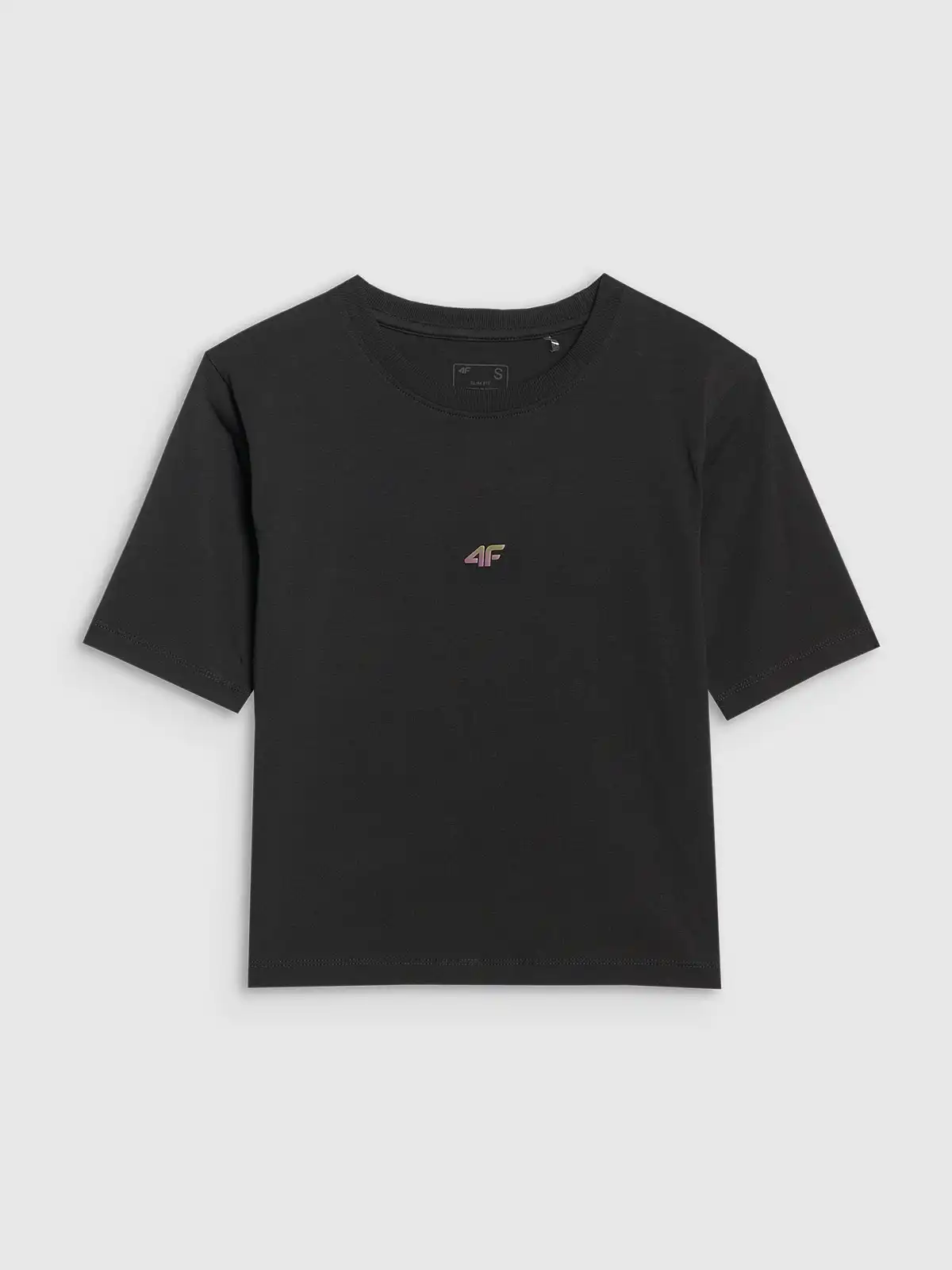 4F Women's T-Shirt, Black, XS [4]