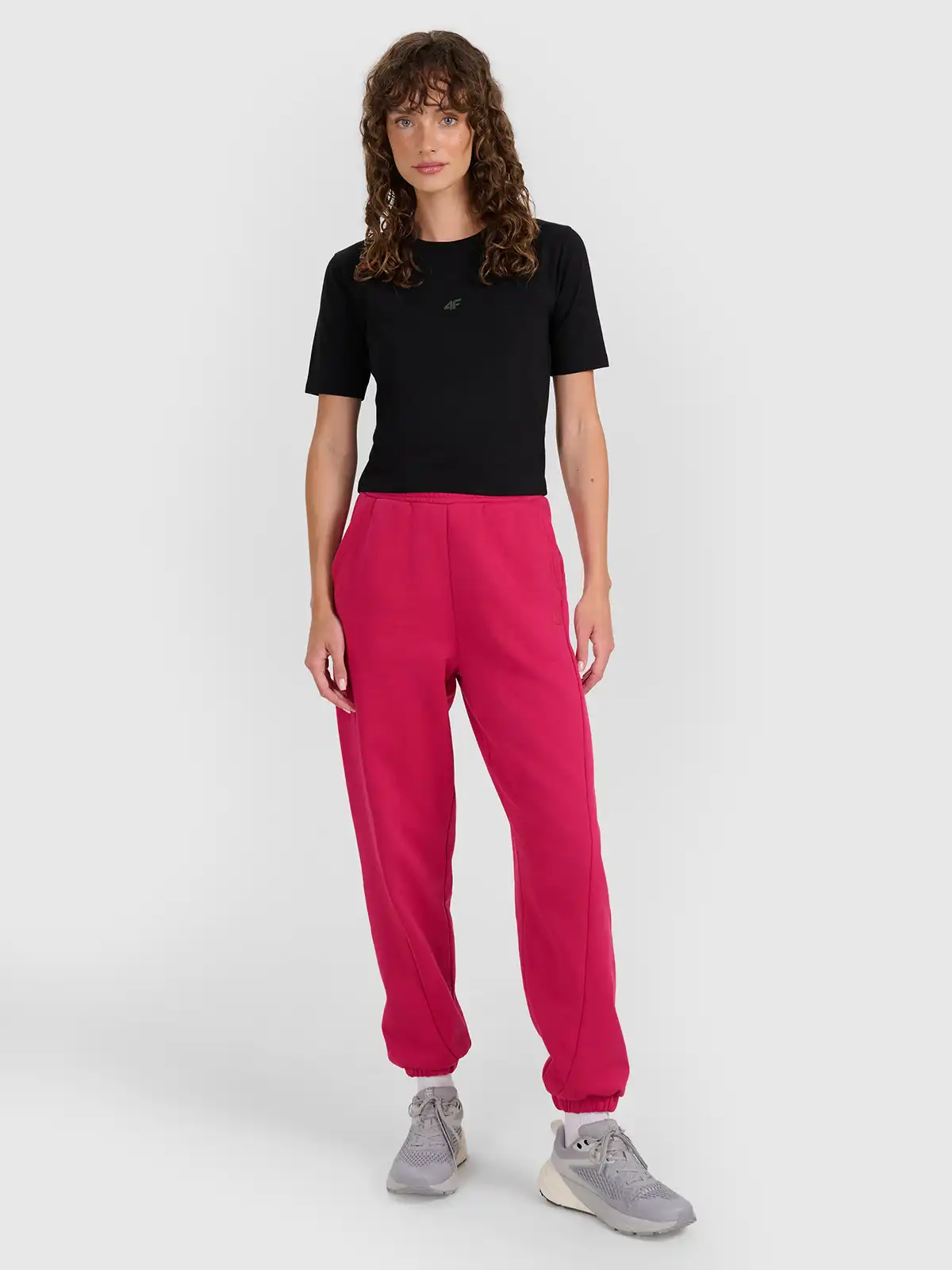 4F Women's T-Shirt, Black, XS [1]