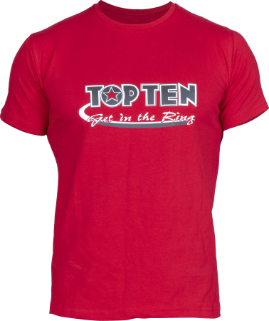 Karate - Tricou „Get in the Ring“, Top Ten, Roșu, L