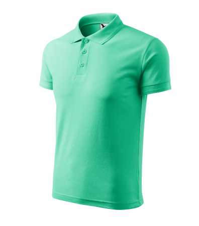 Tricou polo barbati maneca scurta alb , S [71]