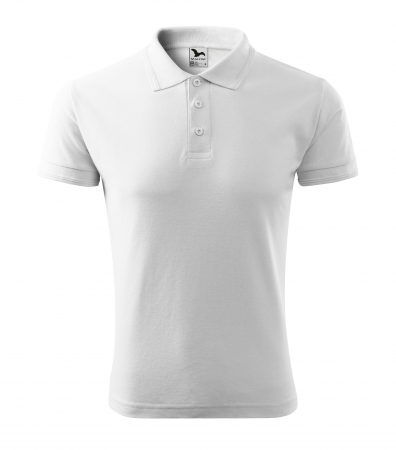 Tricouri polo barbati - Tricou polo barbati maneca scurta alb , S