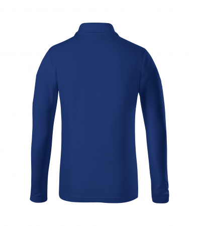 Tricou polo copii maneca lunga alb , 158 cm/12 ani [7]