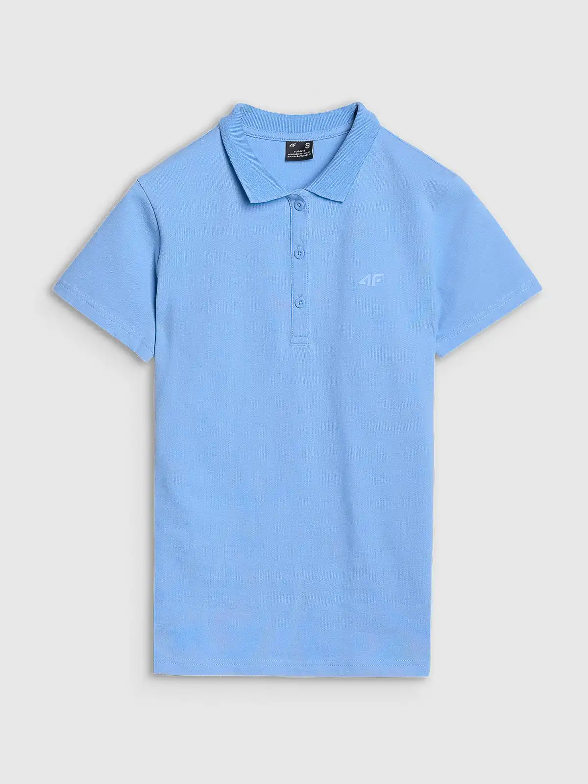 4F Women's Polo Shirt, blue, XS [6]