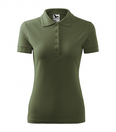 Tricou polo dama maneca scurta Alb , L [84]