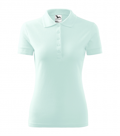 Tricou polo dama maneca scurta Alb , L [63]