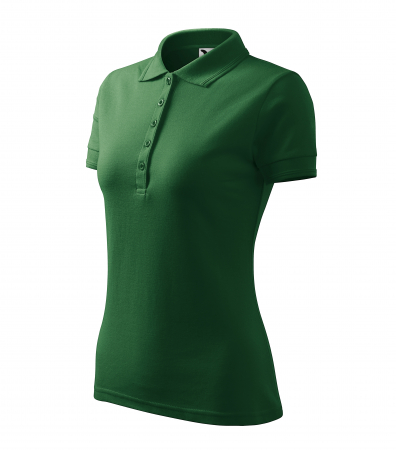 Tricou polo dama maneca scurta Alb , L [77]
