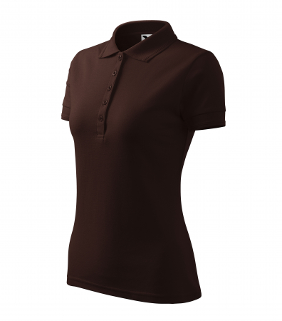 Tricou polo dama maneca scurta Alb , L [32]