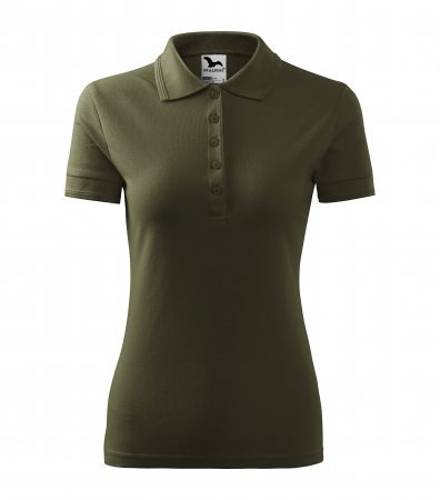 Tricou polo dama maneca scurta Alb , L [81]