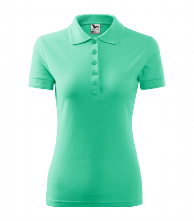 Tricou polo dama maneca scurta Alb , L [60]
