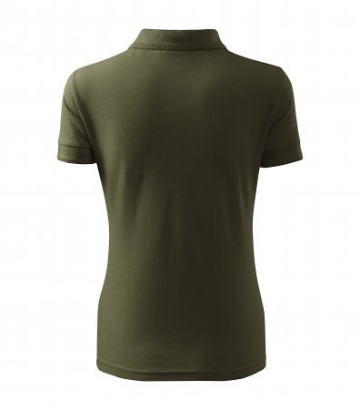Tricou polo dama maneca scurta Alb , L [82]