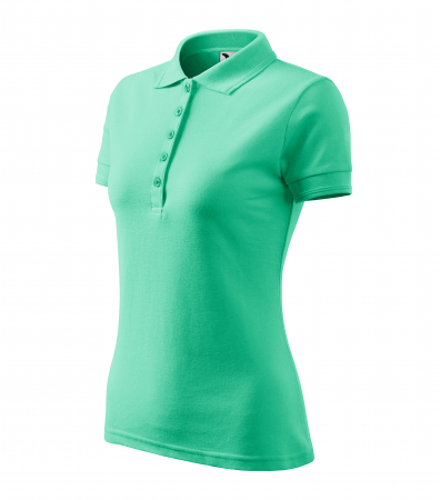 Tricou polo dama maneca scurta Alb , L [62]